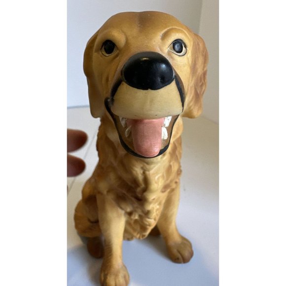 Aldon golden retriever fine porcelain Figurine Statue 1985 vintage 7.5” by 5” - Picture 3 of 16